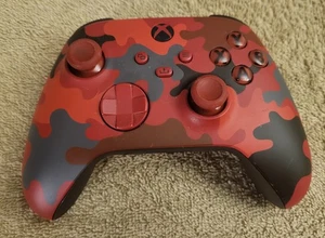 Microsoft Xbox One S/Series S/Series X Video Game Controller Red/Black Camo 1914 - Picture 1 of 6