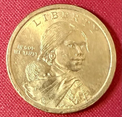 2011-P Native American Sacagawea Wampanoag Treaty Dollar Philadelphia Mint D - Image 1 of 2
