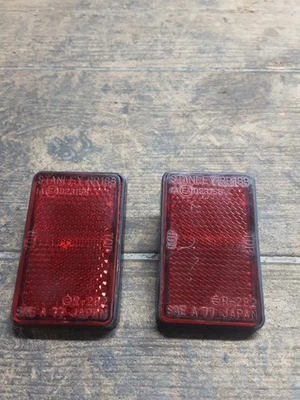 2007 07 99-07 Kawasaki Eliminator 125 Side Reflectors Stanley 0445 Oem BR-693 - Imagem 1 de 2