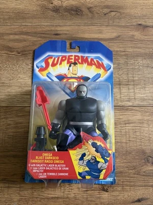 Superman Deluxe Omega Blast Darkseid + Galatic Laser Blaster Kenner 1997 Sealed - Image 1 of 2