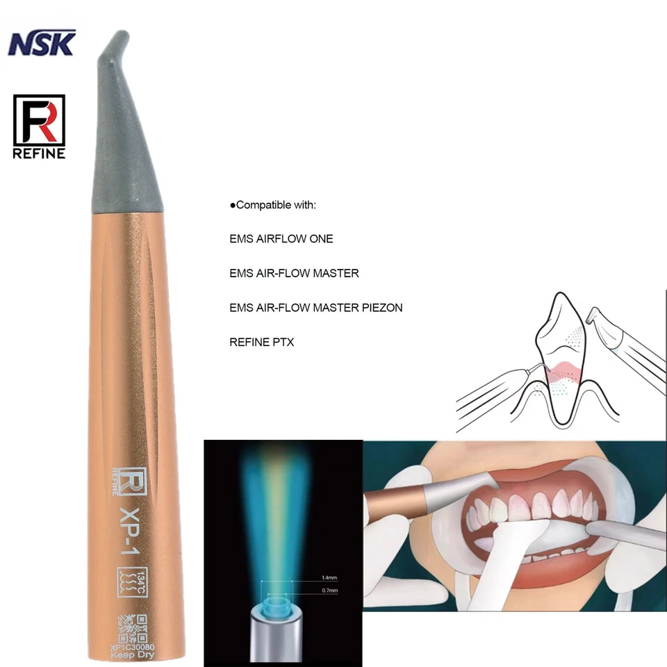 Pieza de mano pulidora NSK Prophy XP-1 se adapta a EMS Air-Flow Master Airflow UNA PIEZA Foto 1 de 4