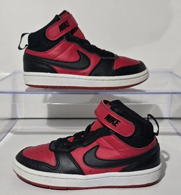 Nike Court Borough Mid 2 niños 11,5C rojo/negro CD7783-602 Foto 1 de 4