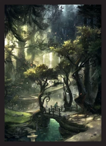 50 fundas de cartas estándar Magic The Gathering para proteger tu mazo - Forest Journey - Imagen 1 de 5