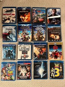 3D Blu-ray Lot Collection - Horror,Comedy, Drama, Action - YOU CHOOSE! Ex. cond