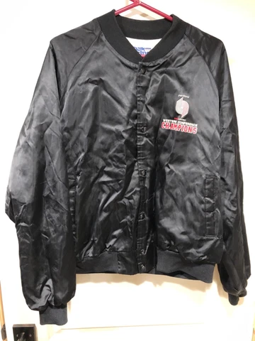 Vintage Chalk Line Portland Trail Blazers Starter Style Spellout Jacket Cover