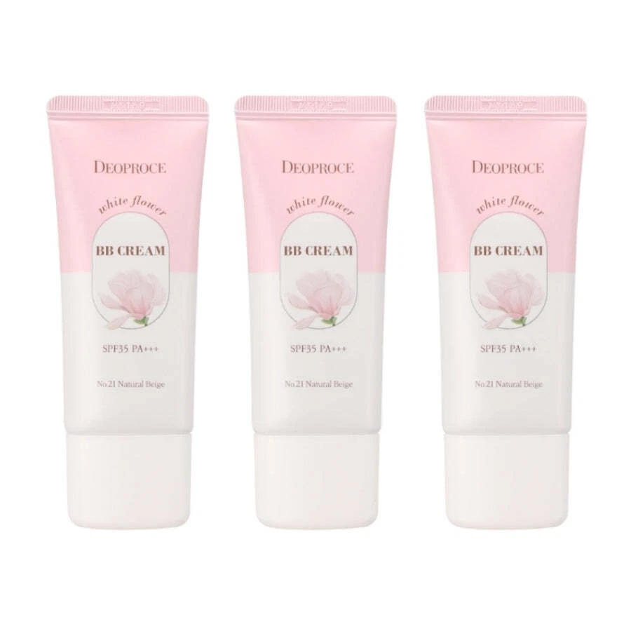 Deoproce White Flower BB Cream No.21 Natural Beige 30g*3Pcs / FREE SHIPPING - Image 1 of 1