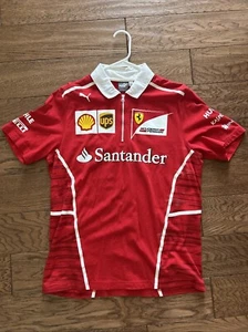 2016 Ferrari F1 team Shirt Puma Size L - VG condition - Picture 1 of 9