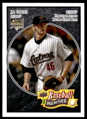 2008 Upper Deck Baseball Heroes BLACK J.R. Towles Houston Astros #73 - Image 1 of 2