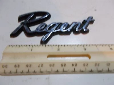 1971 72 73 74 PLYMOUTH SATELLITE "REGENT" WAGON FENDER EMBLEM USED OEM 3612858 - Image 1 of 2