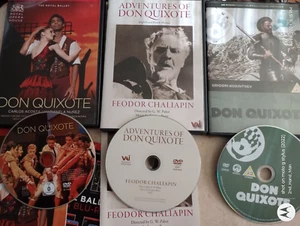 DON QUIXOTE GROGORI KOZINTSEV,FEODOR CHALIAPIN,CARLOS ACOSTA 3 DISC DVD SET LOT - Picture 1 of 2