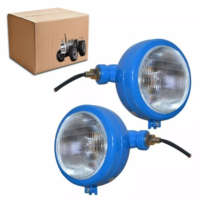 FORD TRACTOR 12V BLUE HEADLIGHTS NEW 2000 2600 3000 3600 3610 4000 5000 7000 - Image 1 of 4