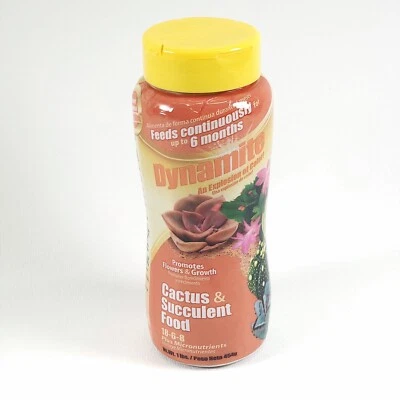 Bombilla solar dinamita cactus y alimentos suculentos 18-6-8 alimentaciones durante 6 meses sellado NUEVO Foto 1 de 3