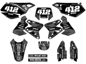 2000-2004 DRZ 400 SM APACHE Grey Senge Graphics Kit Compatible with Suzuki - Picture 1 of 10
