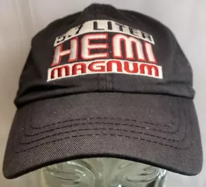 Dodge Hat 5.7 Liter HEMI Magnum Challenger RAM Black Dad Hat - Picture 1 of 19