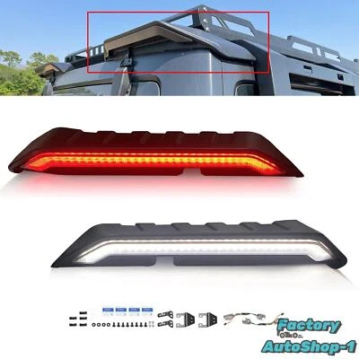 Alerón de techo trasero con lámpara de luz LED trasera para Jeep Wrangler JK JL 2007-2021 Foto 1 de 4