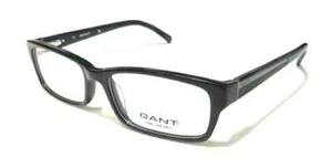 GANT G Clarke Shiny Black BLK Rechteckig Kunststoff Brille Brillengestell 54-17-140 RX - Bild 1 von 2