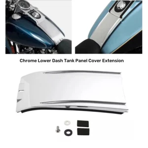 Lower Dash Tank Panel Cover Extension Fit For Harley Fat Boy Softail 2000-2017 - Picture 1 of 9