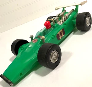 TIM-MEE TOYS AUTO DA CORSA INDY VINTAGE ANNI '70 USA Plastica lavorata Co. Aurora ILL. - Foto 1 di 16
