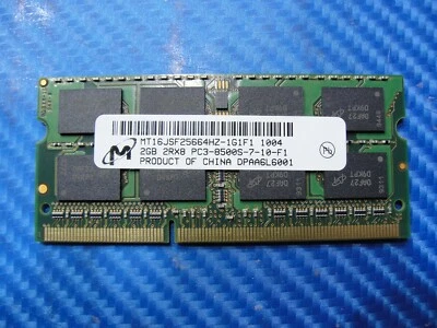 MacBook Pro A1286 Micron 2GB PC3-8500S SO-DIMM RAM Memory MT16JSF25664HZ-1G1F1 - Image 1 of 3