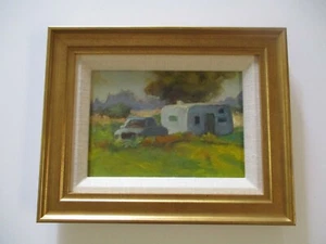 KATHY IKERD OIL PAINTING AMERICAN CALIFORNIA REGIONALIST LANDSCAPE PLEIN AIR  - Picture 1 of 3