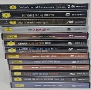 Lot of 13 Deutsche Grammophon Opera Classical Entertainment DVDs Wagner Verdi ++ - Picture 1 of 2