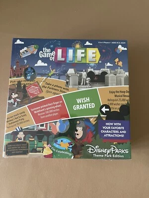 Game of Life Board Game Disney Park’s Theme Park Edition New Sealed (damaged Box - Image 1 of 4