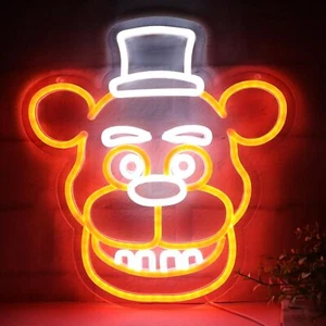 Five Nights at Freddy's/fnaf freddy Leuchtreklamen für Wanddeko&#65292;LED Neon Li - Bild 1 von 5