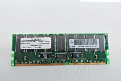 Infineon HYS72D640001GR-8-B PC1600R-20220-B1 256MB Server Memory RAM - Image 1 of 4