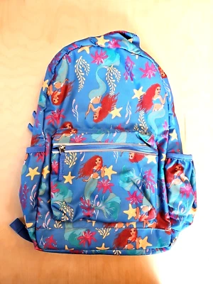 NUEVO CON ETIQUETAS Hanna Andersson MOCHILA CLÁSICA SIRENITA DISNEY $58 ¡NUEVA! Foto 1 de 4