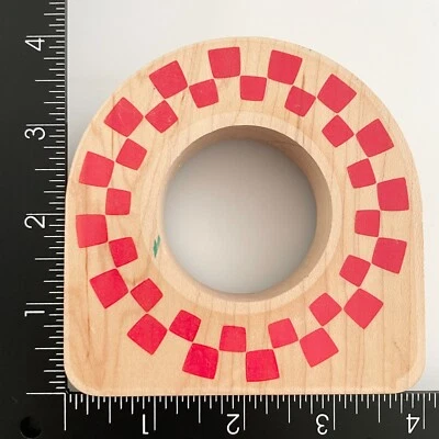 Stampendous Frame Nestling Mosaic Ring WN005 Checkerboard Circle Rubber Stamp - Image 1 of 3