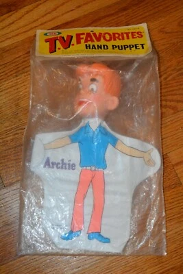 1973 "ARCHIE" Orig. Cómic IDEAL TV FAVORITOS MARIONETA DE MANO SELLADA Foto 1 de 4