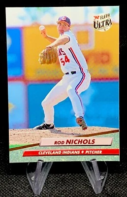 1992 Fleer Ultra Rod Nichols #352 Cleveland Indians - Image 1 of 2