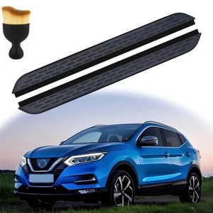 2pcs Running Board Side Step Aluminium Nerf Bar Fit for Nissan Qashqai 2017-2021 - Picture 1 of 3