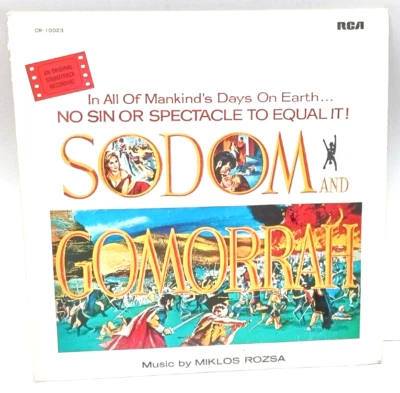 SODOM AND GOMORRAH (1979) JAPAN PRESS (NM) SOUNDTRACK LP MIKLOS ROZSA RCA 33rpm - Image 1 of 2