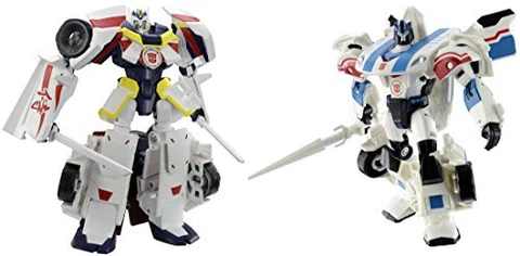 Transformers TAVVS05 Drift Origin & Jazz battle mode Figure Takara Tomy J Cover