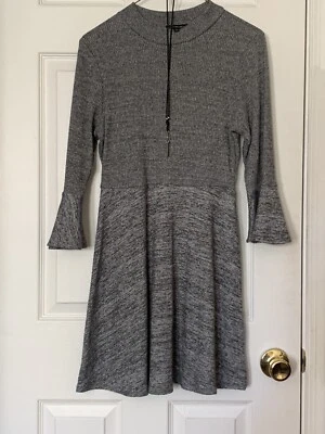 Vestido suéter gris otoño invierno talla 16 para niñas Foto 1 de 4