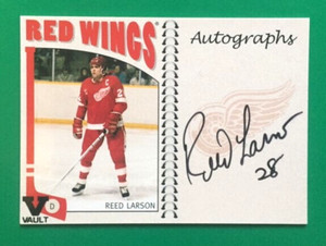 REED LARSON (DETROIT) FINAL VAULT 04-05 ITG FRANCHISES US WEST AUTO CARD #A-RLA