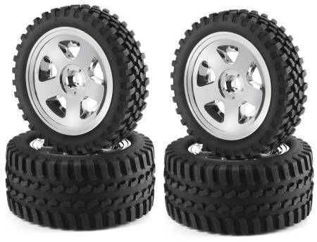 CARSON 900028 1:10 BUGGY CHROM ALL TERRAIN REIFEN SET - Bild 1 von 1