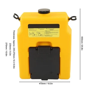 Eye Wash Station 53L 14 Gallon Refillable Wall Mounted Safety Emergency Eye ZC - Picture 1 of 24