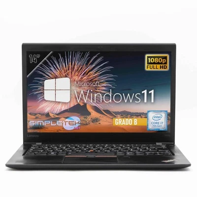 Lenovo T470s Core I7 14 " FHD Windows 11 24gb 2tb Notebook Laptop Refurbished - Image 1 of 4