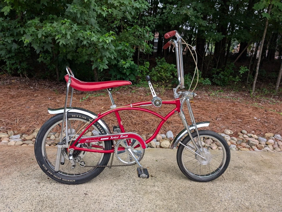 Bicicleta Schwinn 1972 Apple Krate 5 velocidades STINGRAY 20 pulgadas ORIGINAL con disco Foto 1 de 4