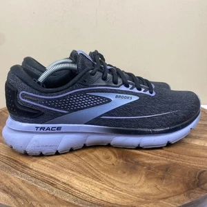 Brooks Trace 2 Womens Black And Purple Size 9 B Athletic Running Shoes - Picture 1 of 8