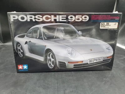 Tamiya Porsche 959 Coupe Sportscar - Plastic Model Car Kit - 1/24 Scale - #24065 - Image 1 of 4