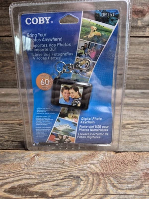 Brand New Coby DP-151 1.5" Digital Picture Keychain 60 Photos - Image 1 of 4