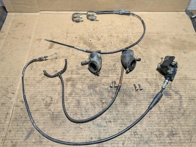 Kawasaki Prairie 650 2002 carburador manguera estrangulador cable colector de admisión del acelerador Foto 1 de 4