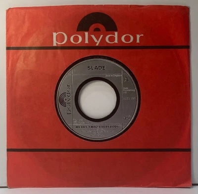 Slade Merry Xmas Everybody EX Polydor 45 - Image 1 of 3