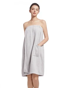 Women'S Soft Wrap Towel Full Length,Bath Robe After Shower Female Plush Long,... - Picture 1 of 7