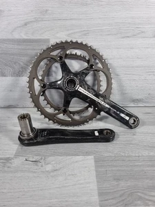 CAMPAGNOLO CHORUS 11 SPEED CARBON CHAINSET CRANKSET CRANKS ULTRATORQUE 175 (50) - Picture 1 of 21
