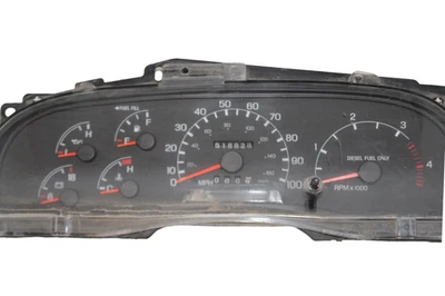 Cuadro de instrumentos velocímetro 99-01 Ford F250SD/F350SD/F450SD 518.828 DIÉSEL Foto 1 de 4