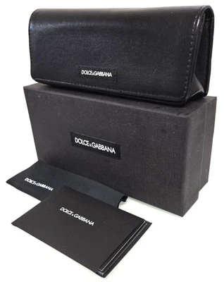 DOLCE GABBANA AUTÉNTICAS GAFAS DE SOL GAFAS CAJA ESTUCHE TELA SELLADA DOCUMENTOS Foto 1 de 4